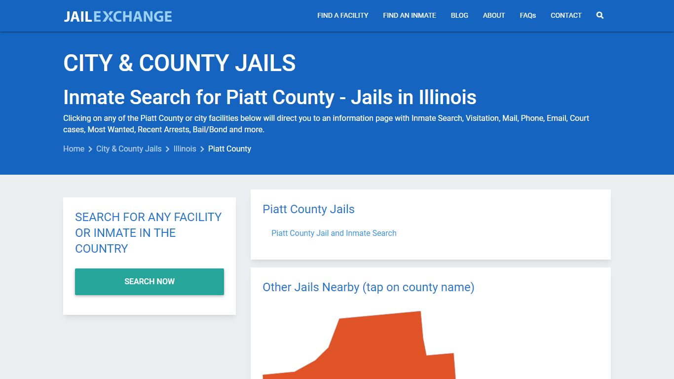 Inmate Search for Piatt County | Jails in Illinois - Jail Exchange